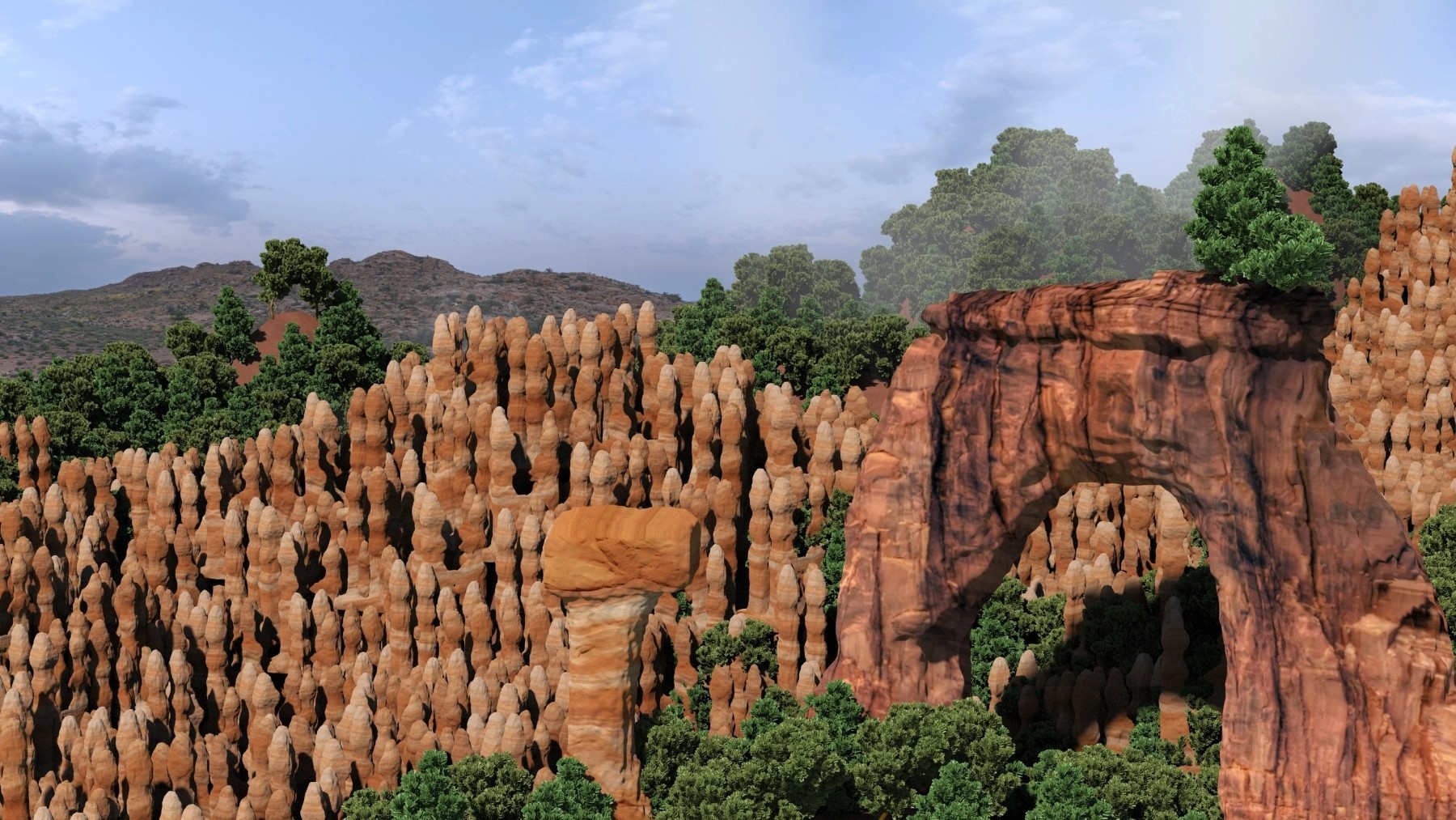 Arenite: A Physics-based Sandstone Simulator